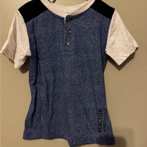 Kenneth Cole Reaction Blue and White Kids Tee